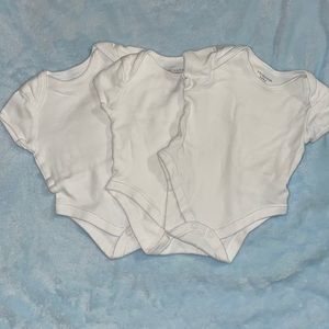 3pc white bodysuits